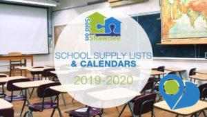 2019-2020 School Supply Lists & Calendars