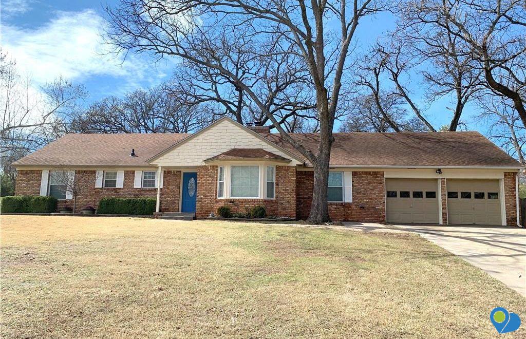 Front view of 1810 Dougherty Drive, Shawnee, OK 74804