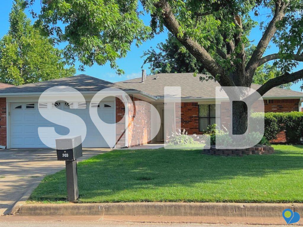 303 Hardesty Dr, Shawnee, OK 74804 is sold and closed